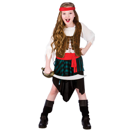 Caribbean Pirate Girl Costume - SALE