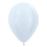 Plain Satin White Latex Balloon