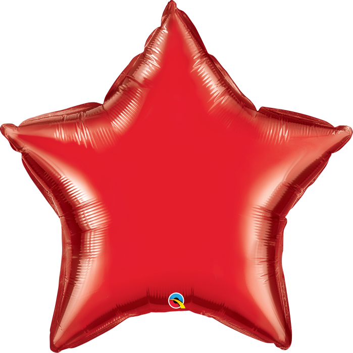 Giant Foil Red Star Balloon