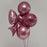Pink Balloon Cluster with bow