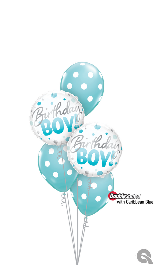 Birthday Boy Balloon Cluster