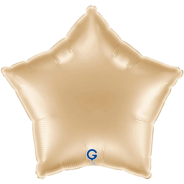 Star Foil Balloon (White Gold)