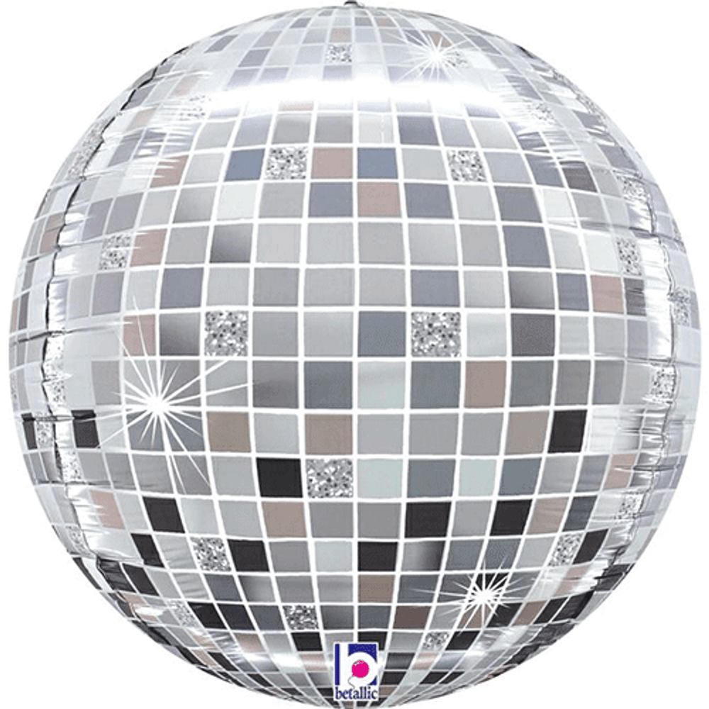 Glitter Disco Ball  Balloon