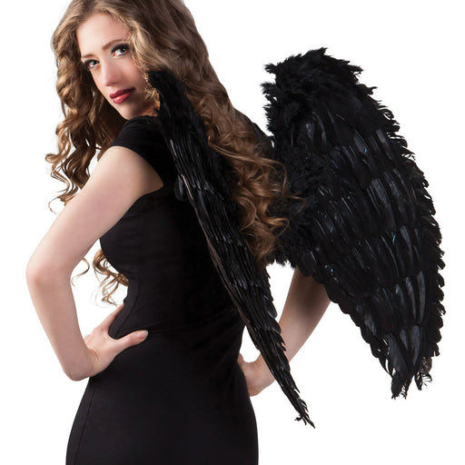 Large Feather Wings (Black)