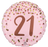Pink and Gold Age Birthday Bouquet (Age 16-70)