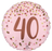 Pink and Gold Age Birthday Bouquet (Age 16-70)
