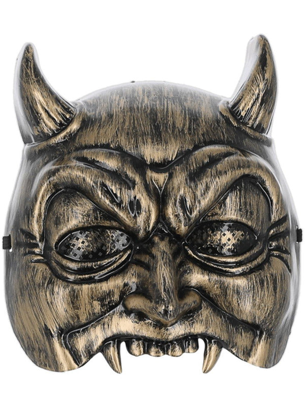 Venetian Gold Devil Masquerade Mask - SALE