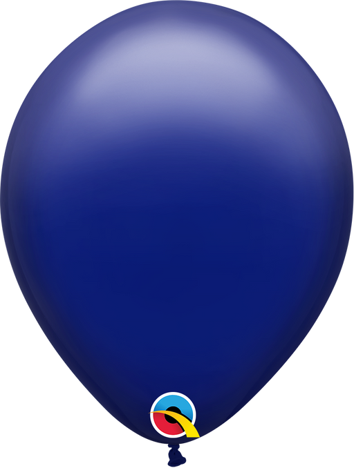 Navy Inflated Latex Balloon