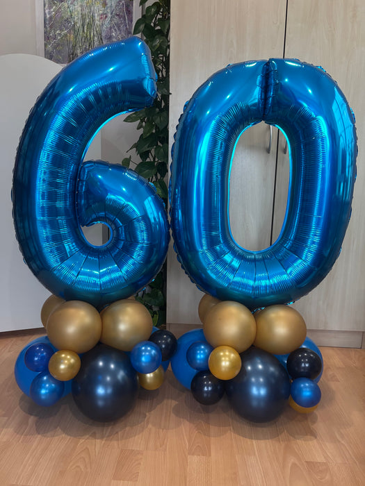 Blue Age Number Stack Centrepiece