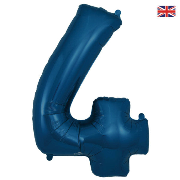 Navy Numbers 0 - 9  Balloons