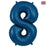Navy Numbers 0 - 9  Balloons