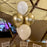 Clusters of 5 latex balloons