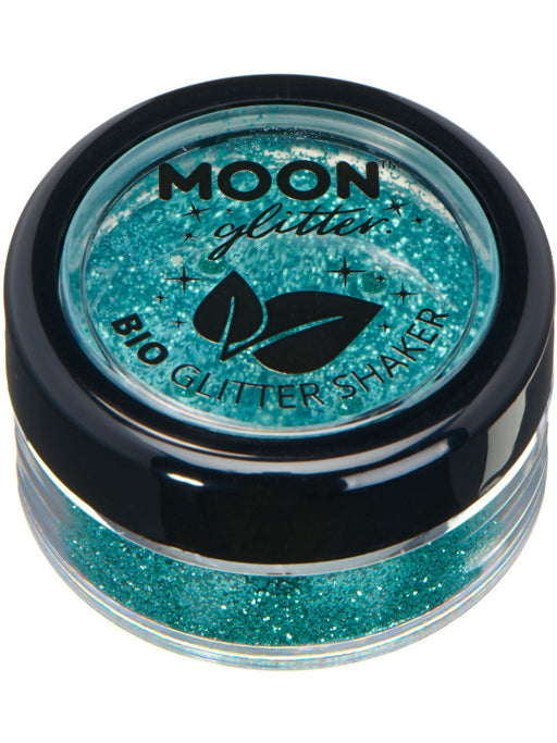 Turquoise Face Glitter Shaker