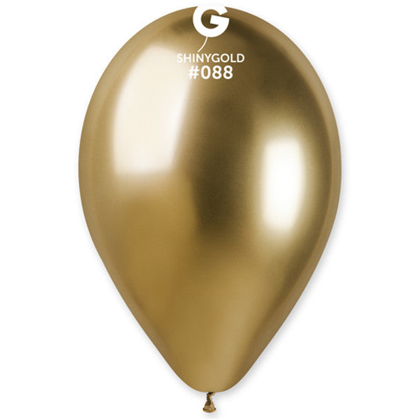 Shiny Gold Latex Balloon