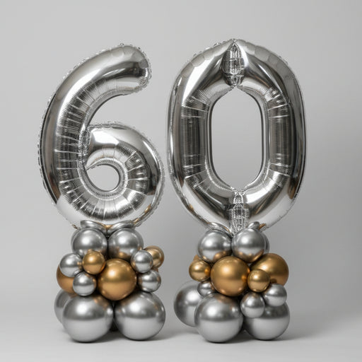 Silver Age Number Stack Centrepiece