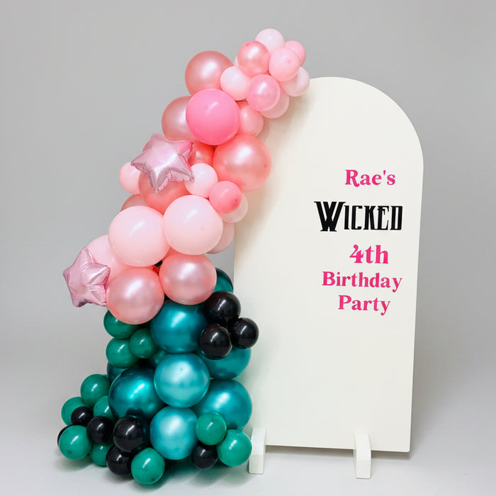 Sailboard with Balloon Garland