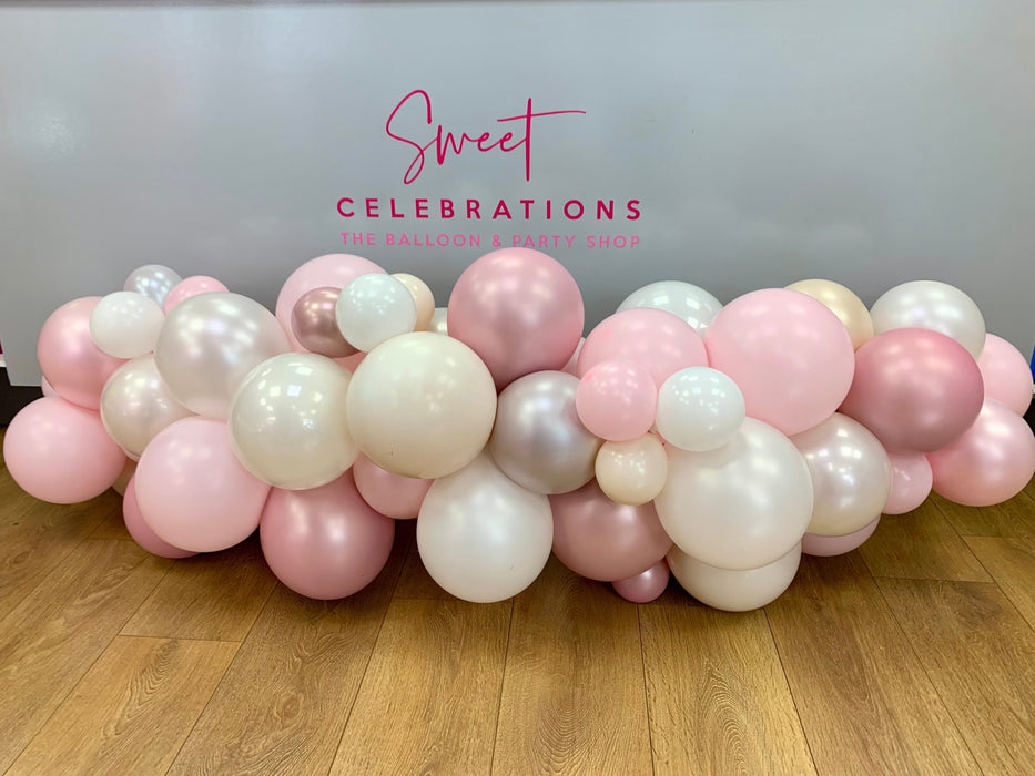 Shades of Pastel Pinks Balloon Garland