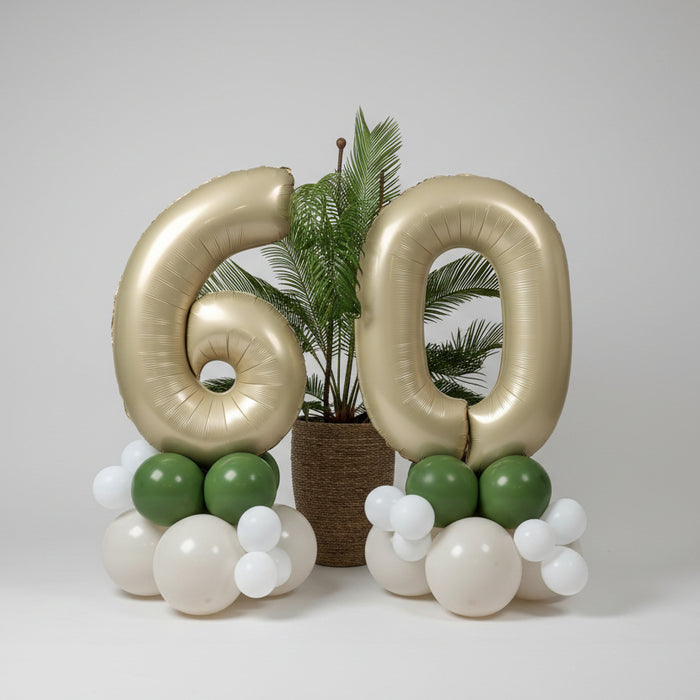 Cream Age Number Stack Centrepiece