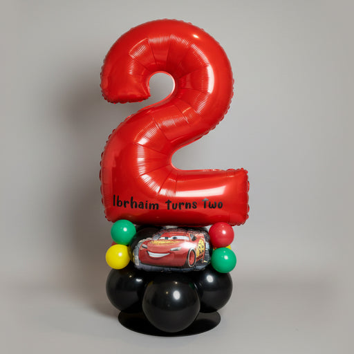 Number Birthday Stack (Cars)