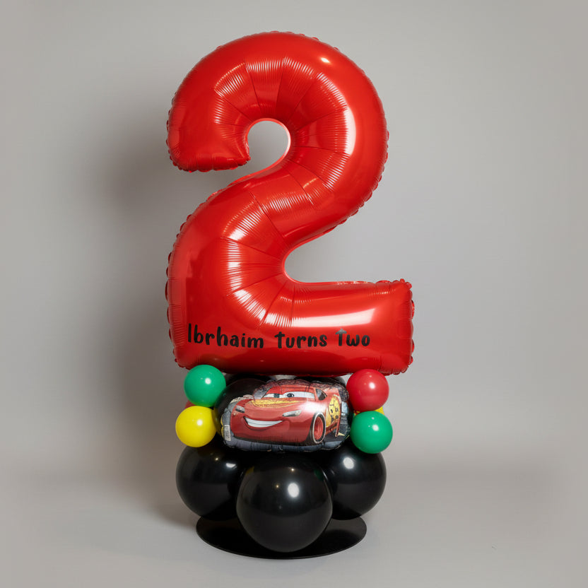 Number Birthday Stack (Cars)