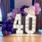 Light Up Numbers with Balloon Arch