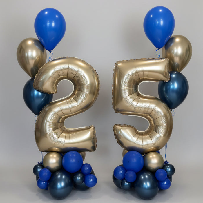 Gold Age Number Centrepiece