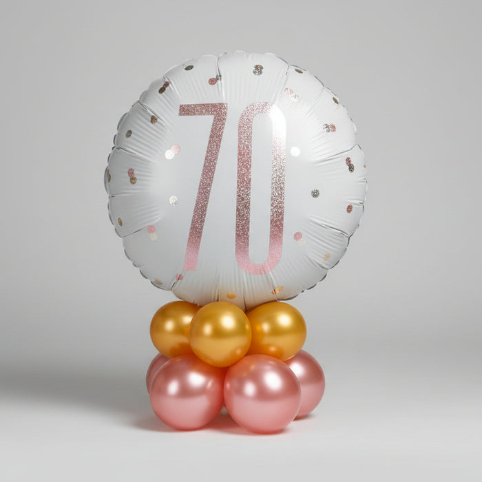 Rose Gold Age Birthday Mini Table Decoration