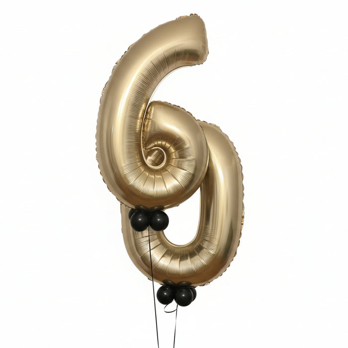Number Birthday Age Balloons x2