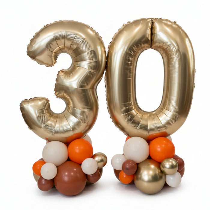Gold Age Number Centrepiece