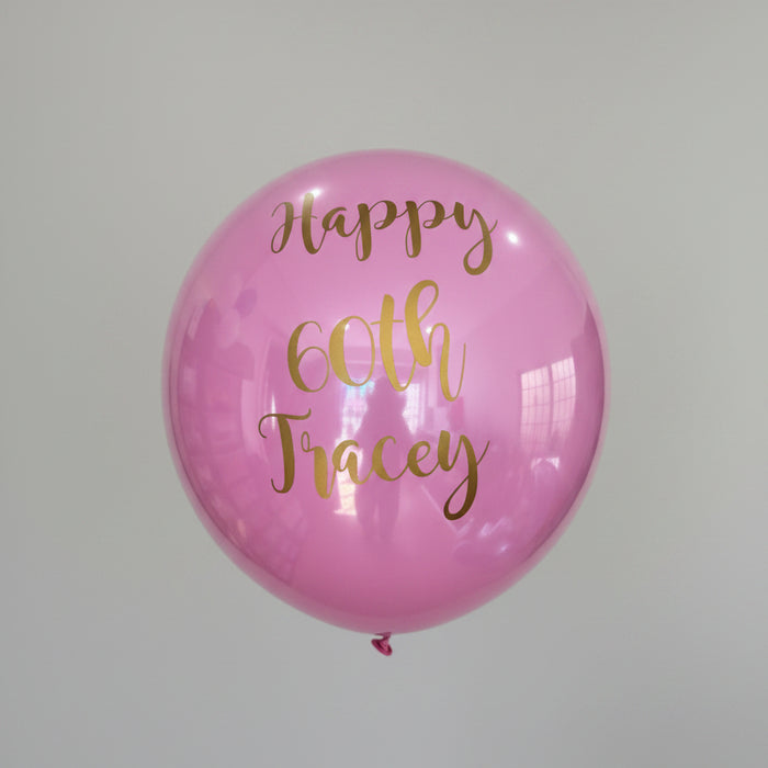 Personalised Pink Balloon