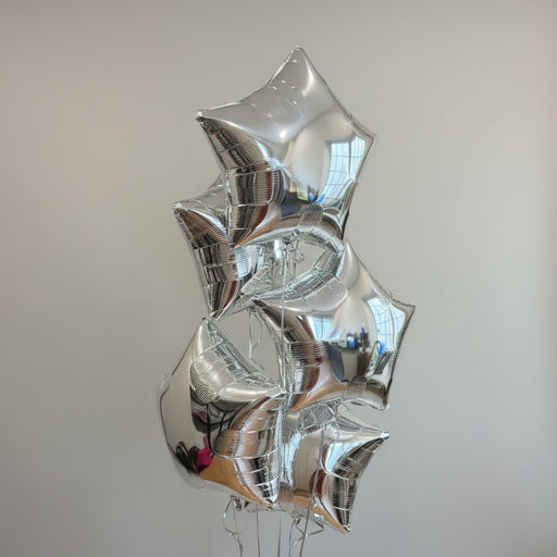 Star Foil Balloon Cluster