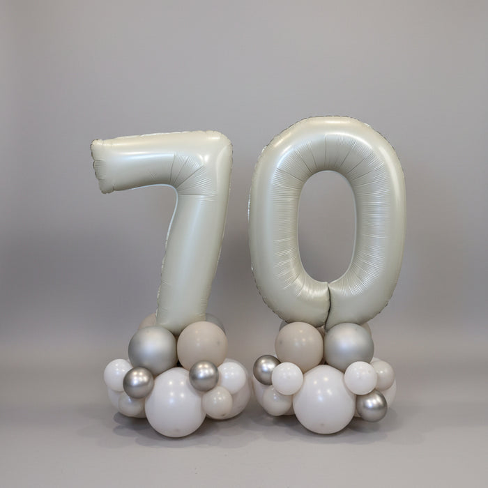 Cream Age Number Stack Centrepiece