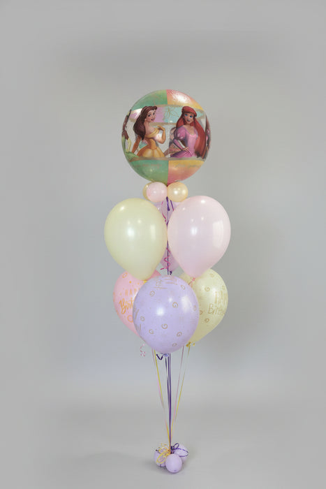 Disney Princess Birthday Balloon Cluster