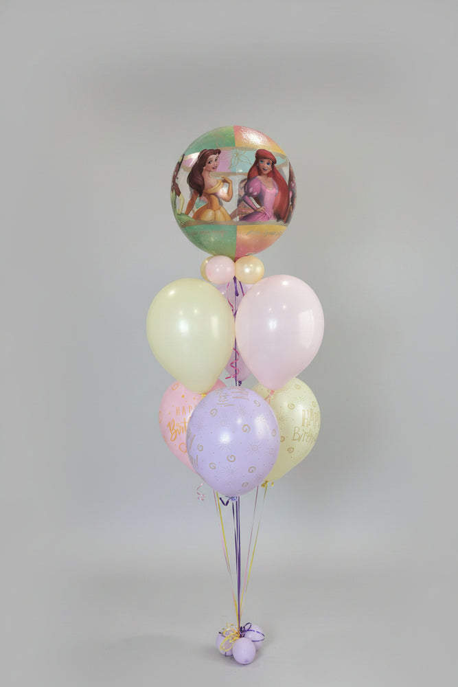 Disney Princess Birthday Balloon Cluster