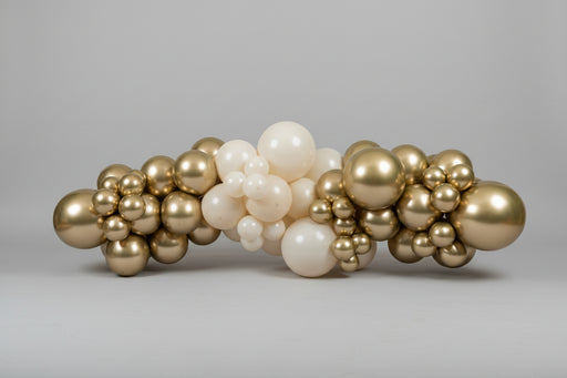 Shiny Gold and Cream Blush