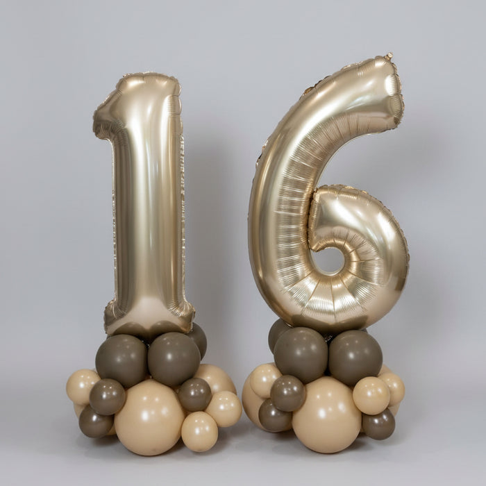 Gold Age Number Centrepiece