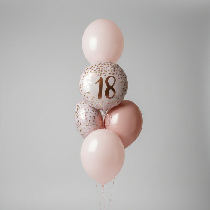 Pink and Gold Age Birthday Bouquet (Age 16-70)