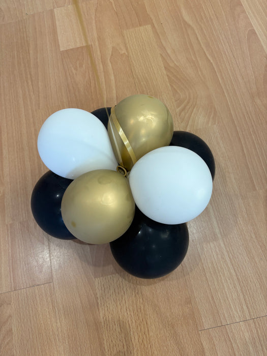 Personalised Black/Gold foil balloon