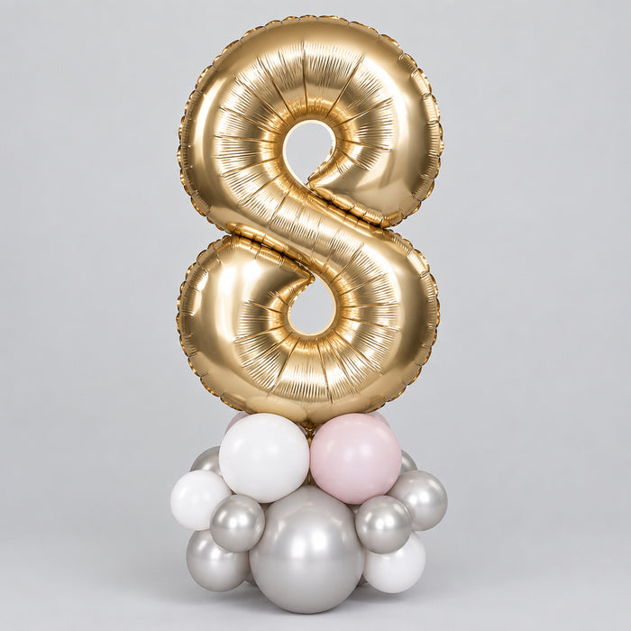 Age Number Balloon Stack