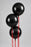 Black Orbz Balloon x3