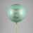 Personalised pastel green foil balloon