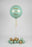 Personalised pastel green foil balloon