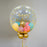 Personalised Gold Confetti Dot Clear Bubble Balloon