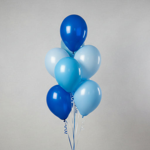 Clusters of 7 latex balloons