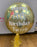 Personalised Gold Orbz foil balloon