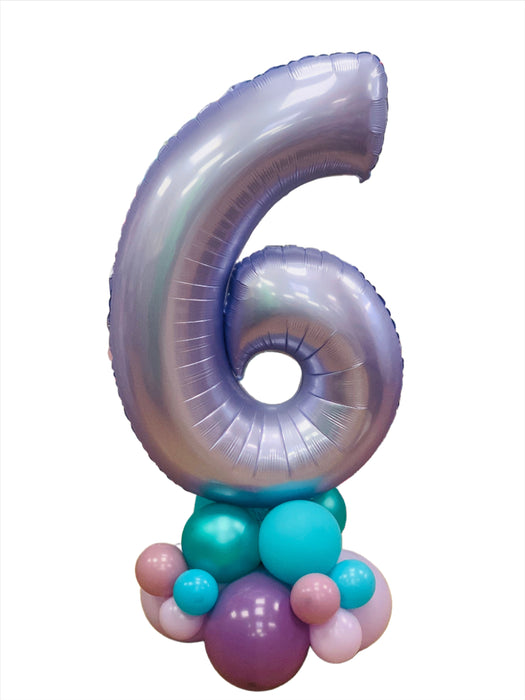 Lilac Age Number Balloon Stack Balloons