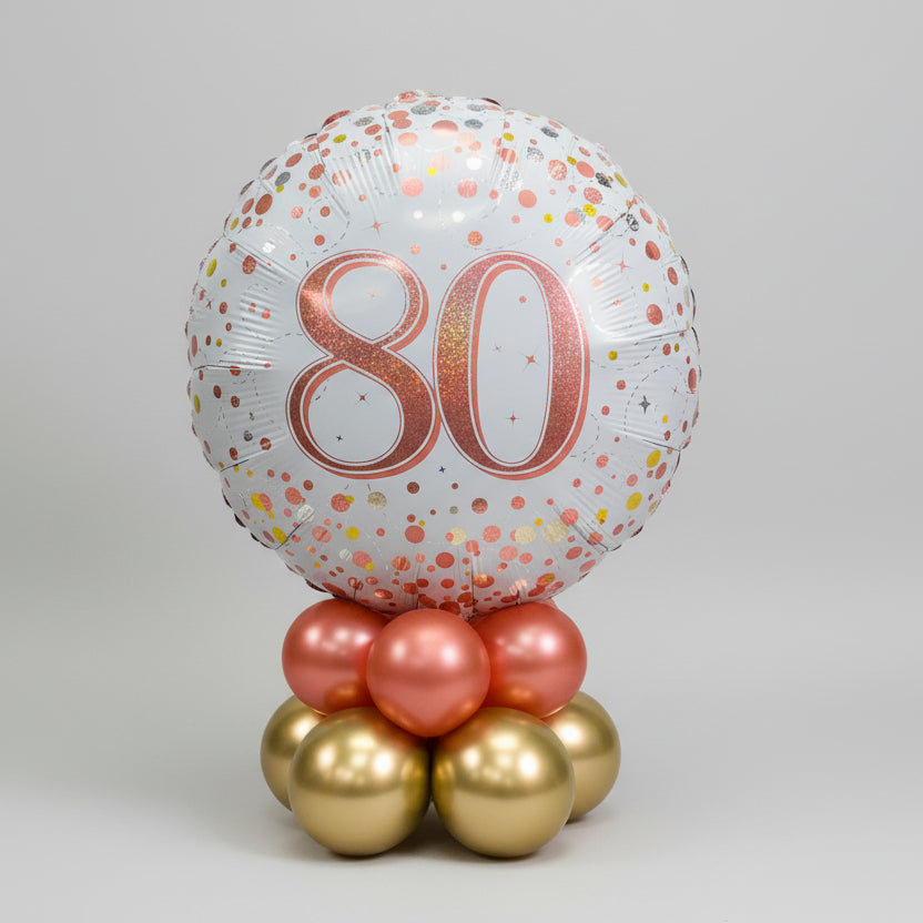 Rose Gold Age Birthday Mini Table Decoration