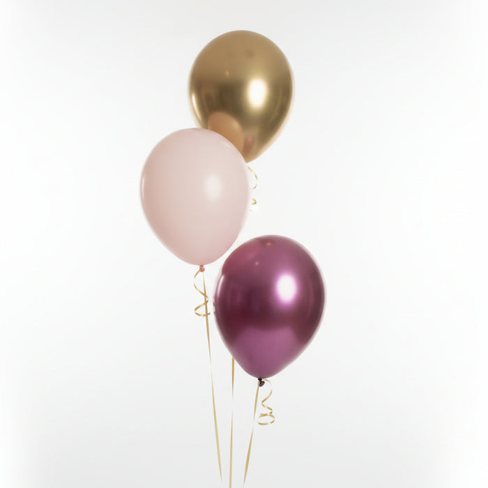 Clusters of 3 balloons