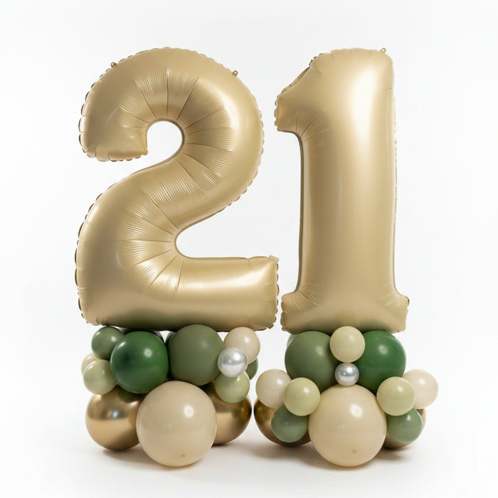 Cream Age Number Stack Centrepiece