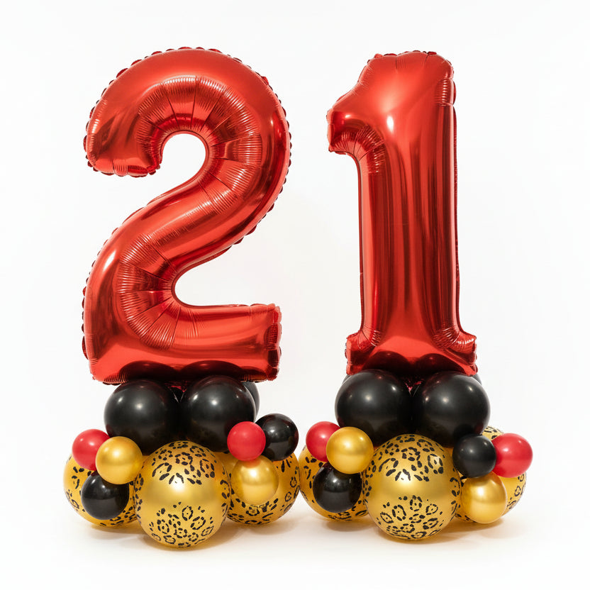 Red Age Number Centrepiece